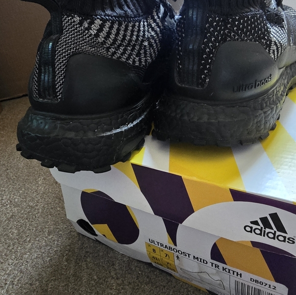 Adidas x KITH x Nonnative UltraBoost Mid TR 3M Men's Size 8 Patchwork Reflective - Picture 8 of 9